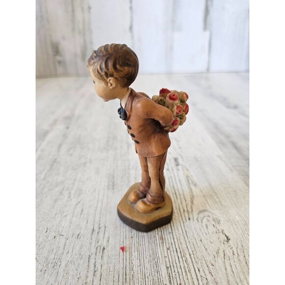 Anri Valentine boy young mans fancy flowers bouquet roses Italian club piece fig - Picture 2 of 8